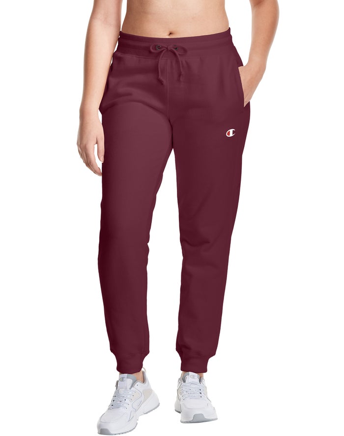 Champion Womens Joggers NZ - Reverse Weave Dark Red ( 7321-ZJCXL )